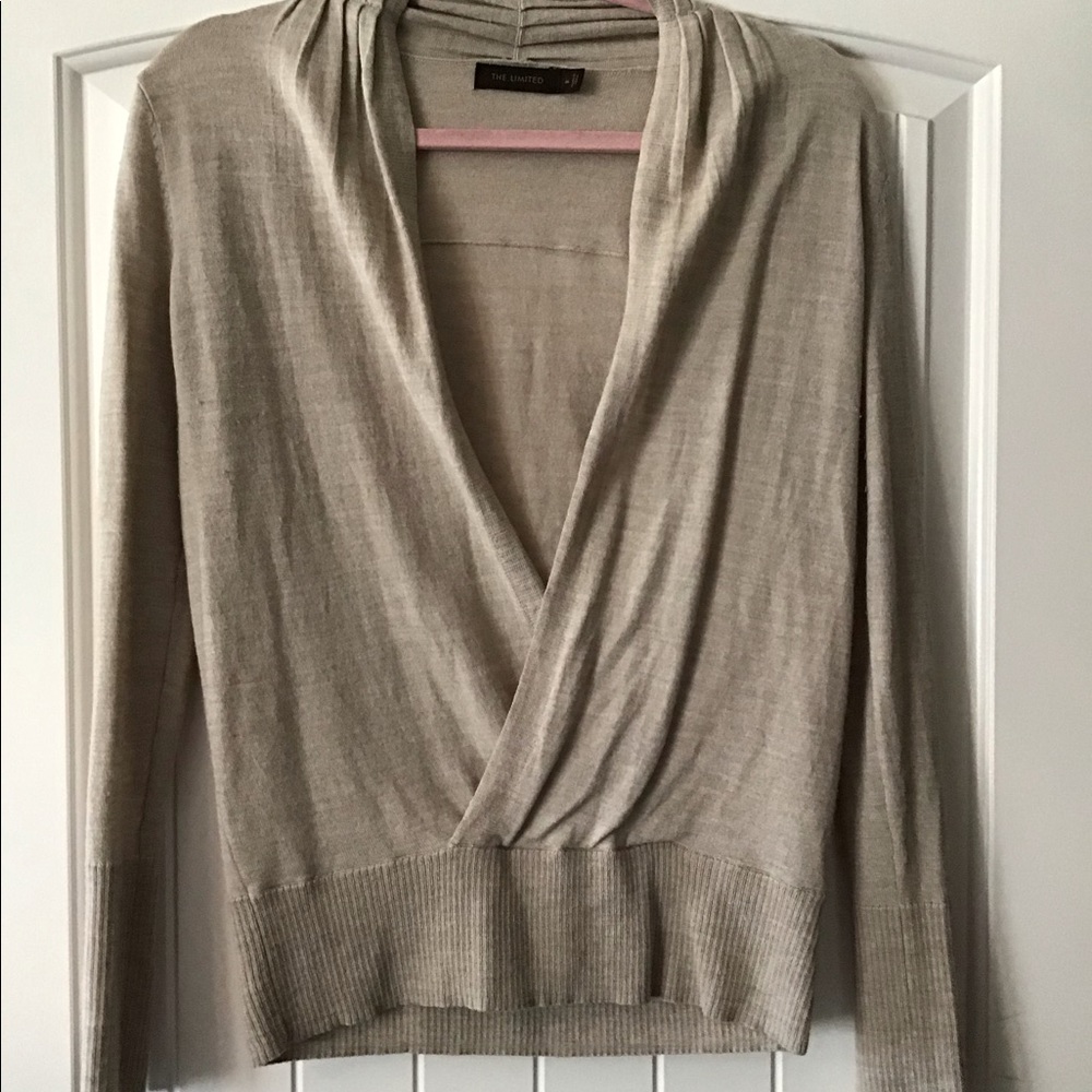 Wrap sweater